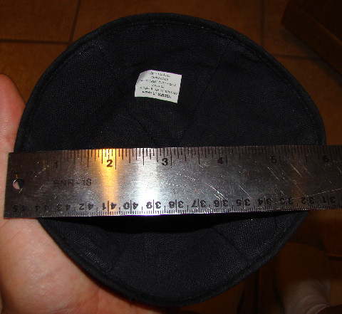 cap velcro strap fitted 6 felt kippah yarmulke jewish skullcap